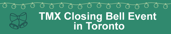 TMX Closing Bell Event in Toronto